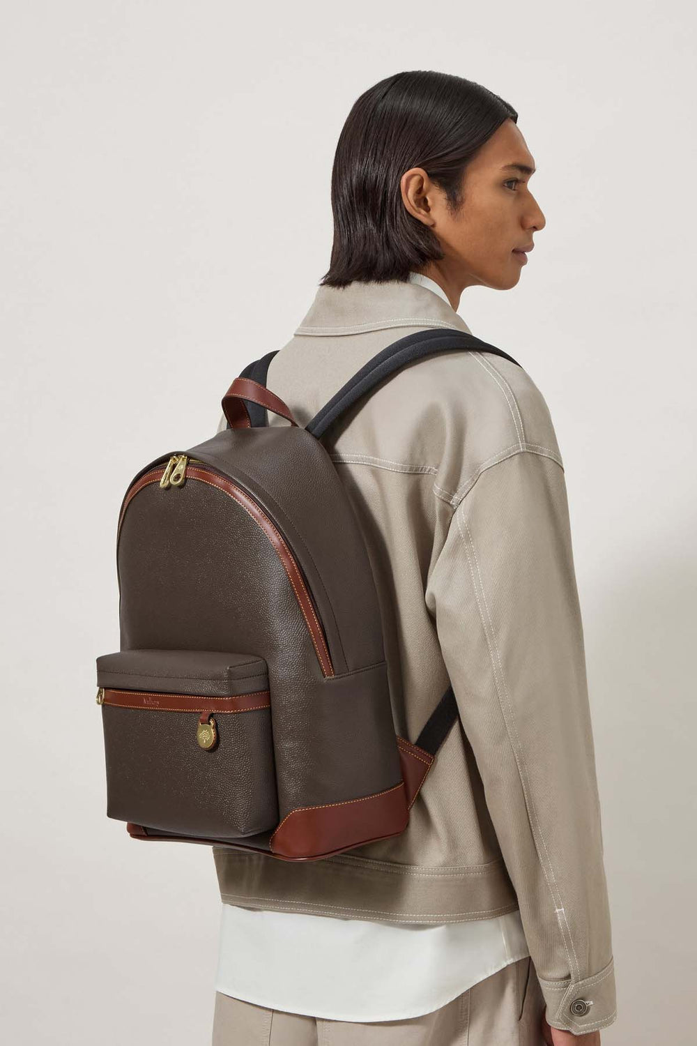 HERITAGE ZIPPED BACKPACK SCOTCHGRAIN