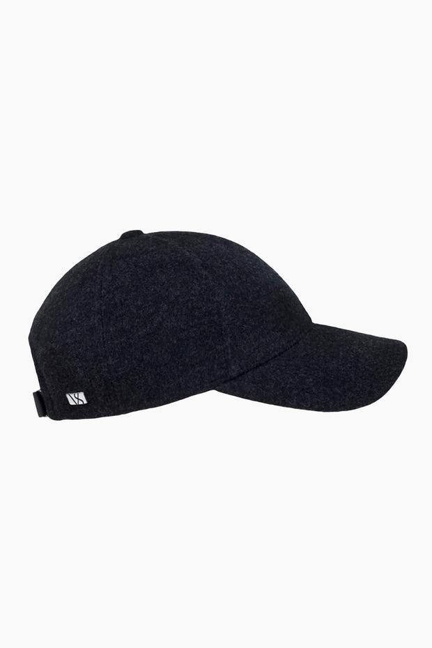 Navy Wool Tech Caps