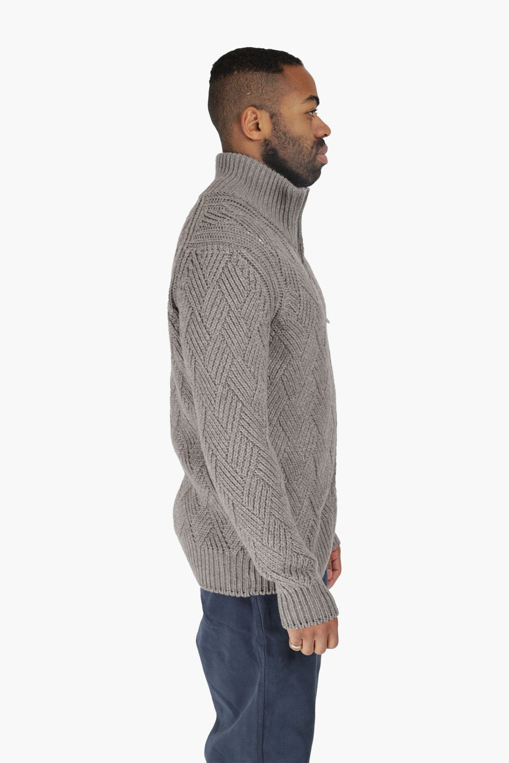 Knit Cardigan Zip