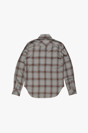 Flannel Check button-up Shirt