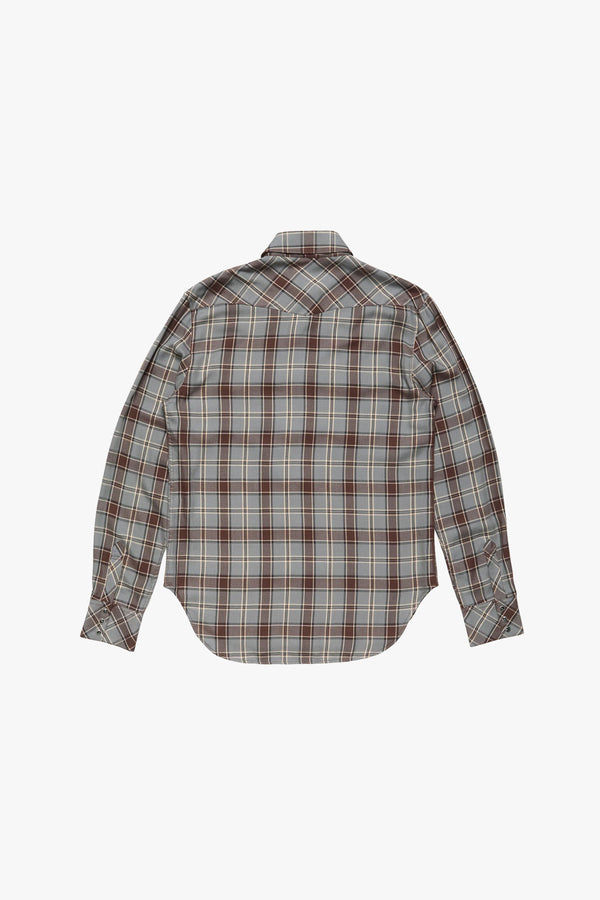 Flannel Check button-up Shirt