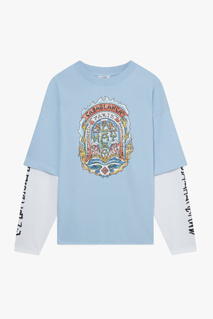 DOUBLE LAYER PRINTED T-SHIRT