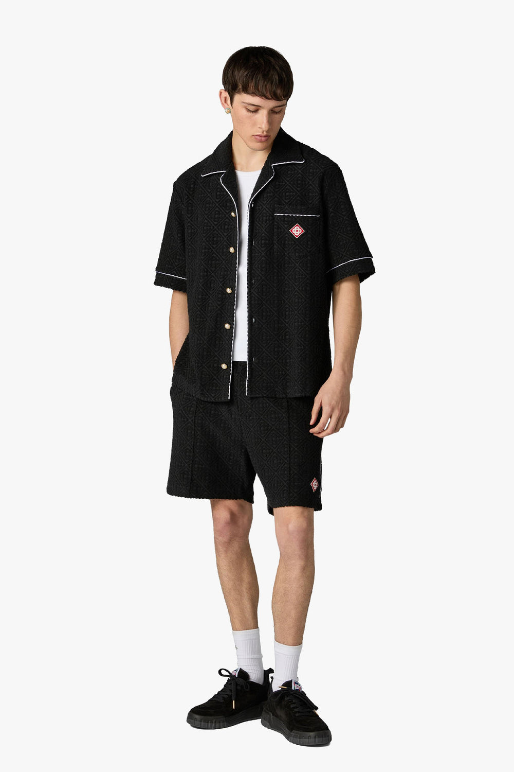 TOWELLING MONOGRAM SHIRT