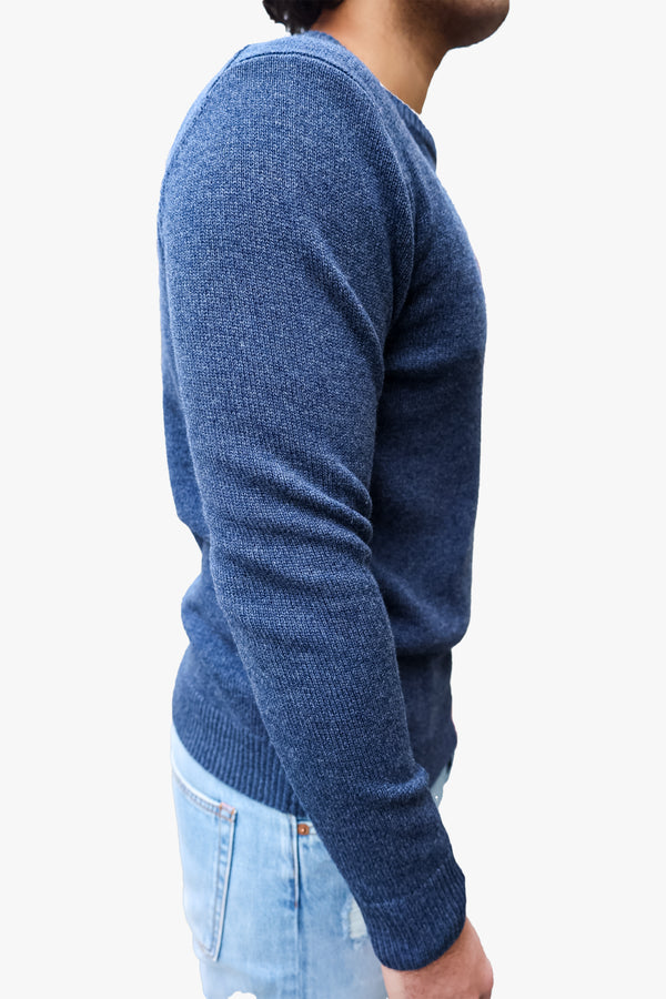 Wool Cashmere Crewneck Sweater