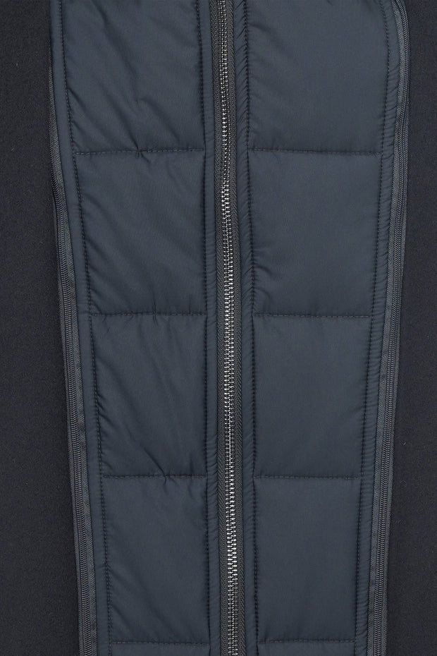 Gilet Lined Wool Coat