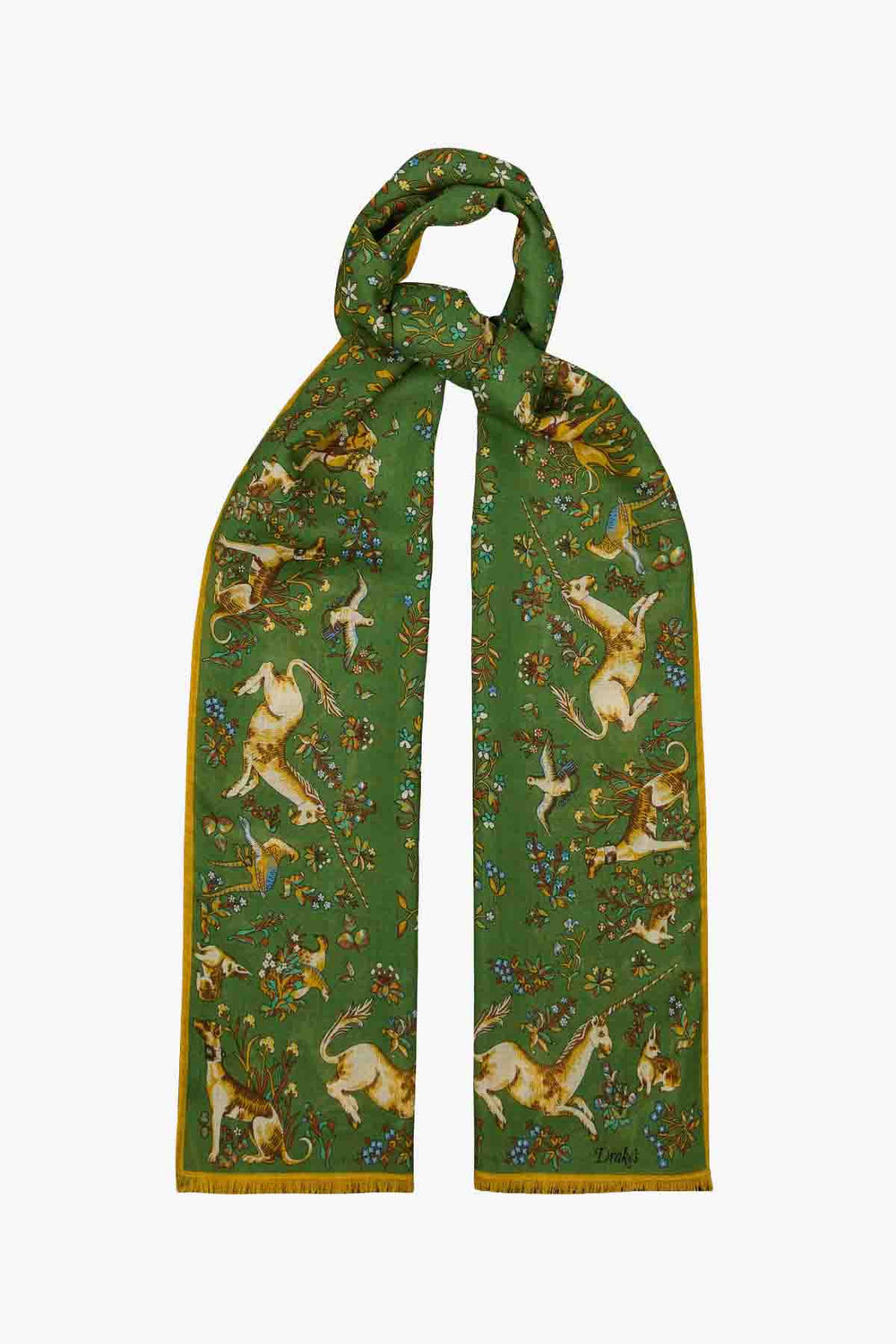 unicorn Garden Print Scarf