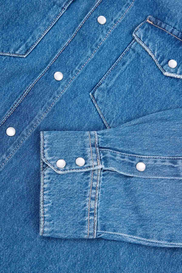 Slim Denim Shirt