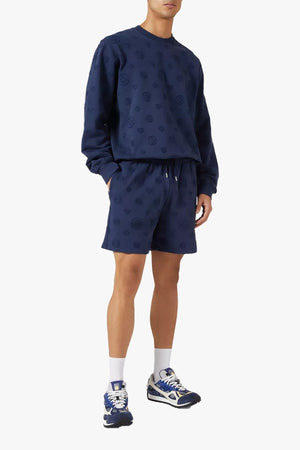 APPLIQUE MONOGRAM SWEATSHORT