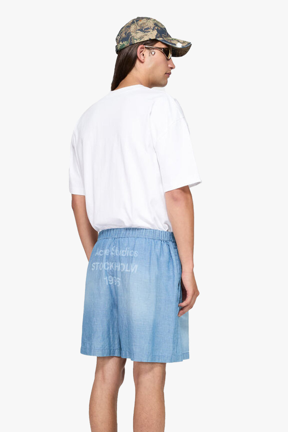 Stamp Logo Cotton Shorts