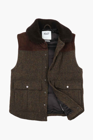 Alan Wool Twill Padded Vest