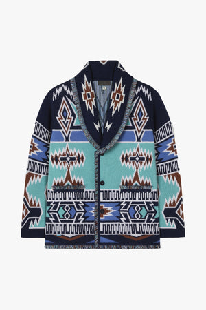 GEOMETRIC ROOTS CARDIGAN