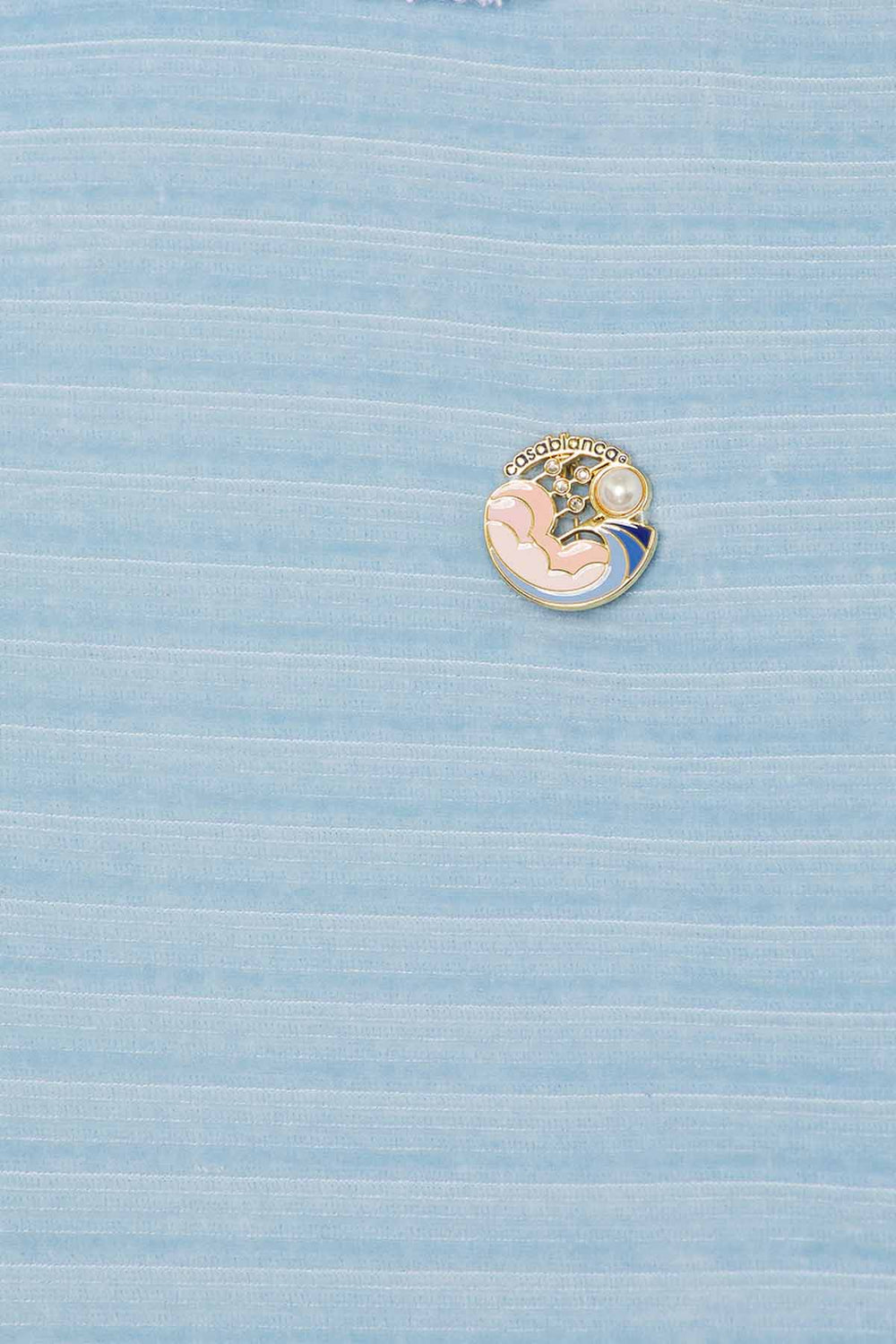 LONG SLEEVE VELOUR POLO SHIRT