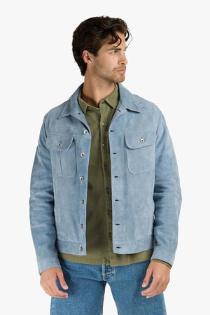 Davis Suede Trucker Jacket