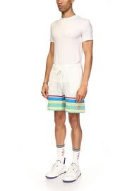 CROCHET EFFECT TENNIS SHORTS