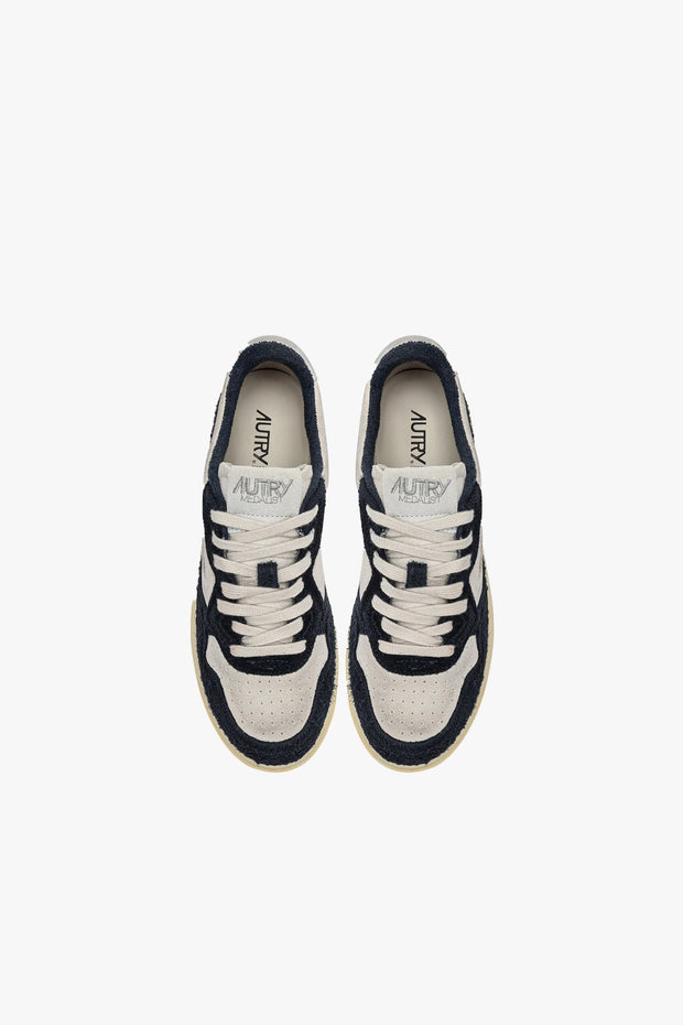 Medalist Low Hairy Suede Sneakers