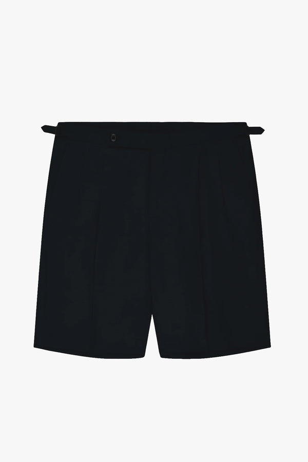 Regular Fit Pleated Shorts