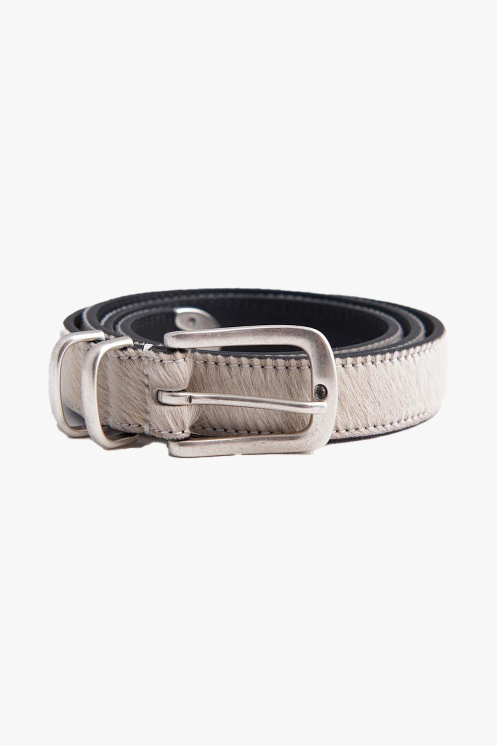 Wide Pony Leather Belt