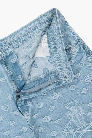 CARPET JACQUARD BAGGY DENIM JEANS