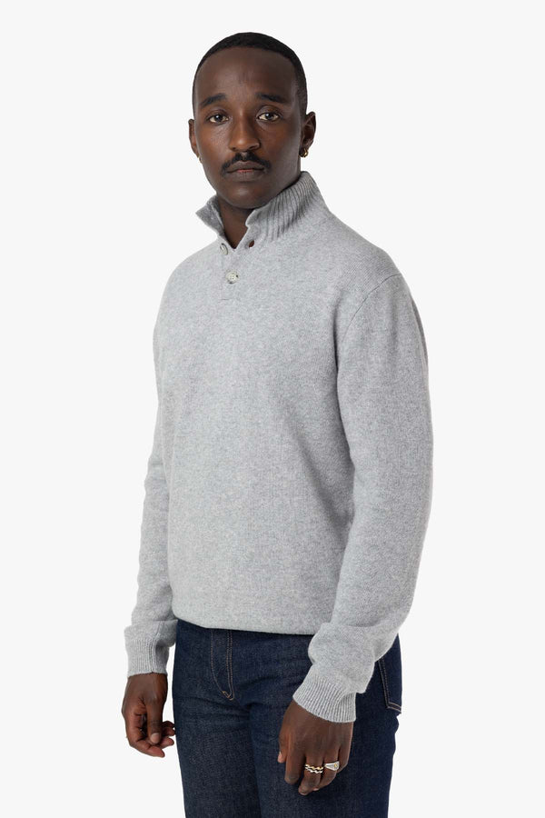 Manifattura Merino/Cashmere Open Collar Shirt