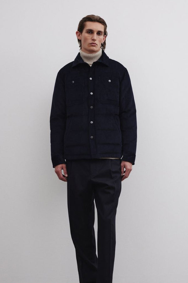Corduroy Padded Overshirt