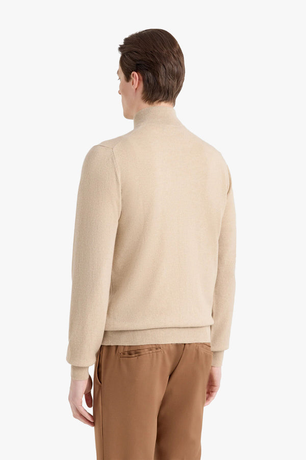 Wool/Cashmere Half Zip