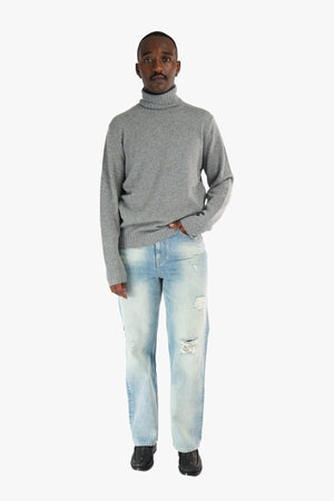 Wool/Cashmere Turtleneck Sweater