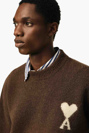 AMI DE COEUR ALPACA POLO SWEATER