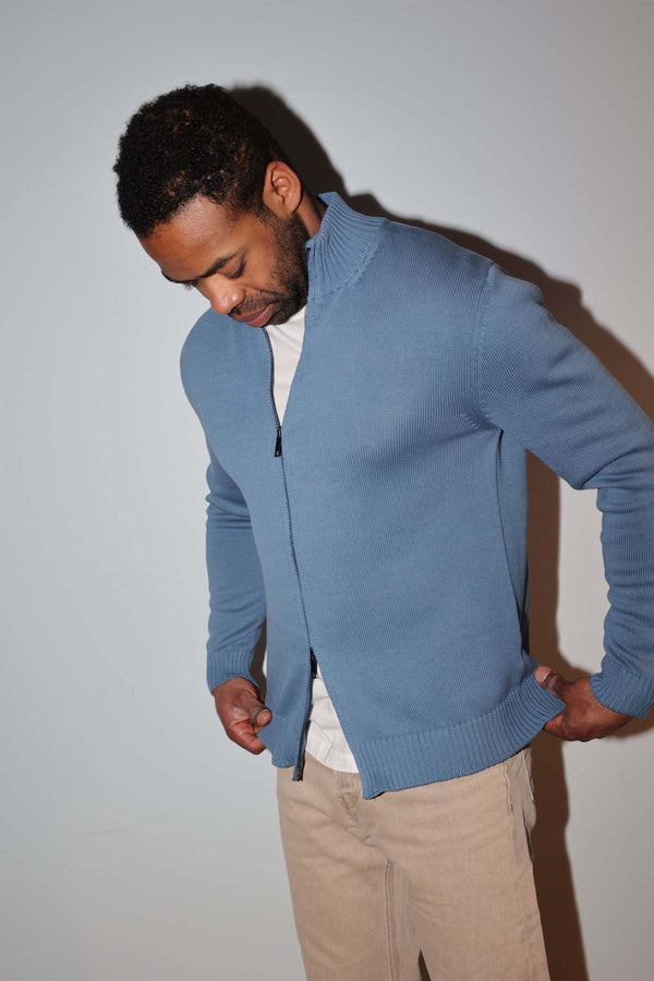 Cotton Fullzip Sweater
