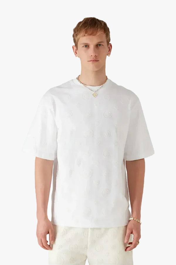 APPLIQUE MONOGRAM OVERSIZED T-SHIRT