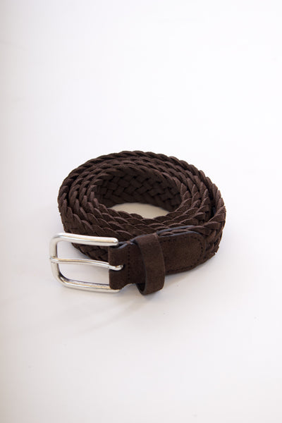 Braided Suede Belt