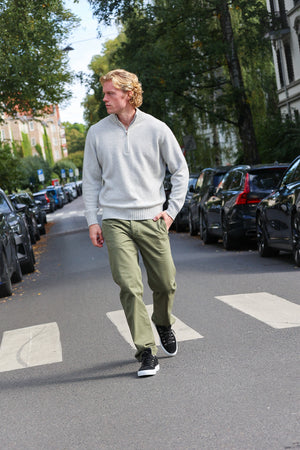 Wool/Cashmere Half Zip