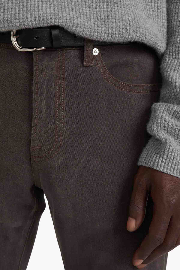 L'HOMME SLIM BRUSHED TWILL
