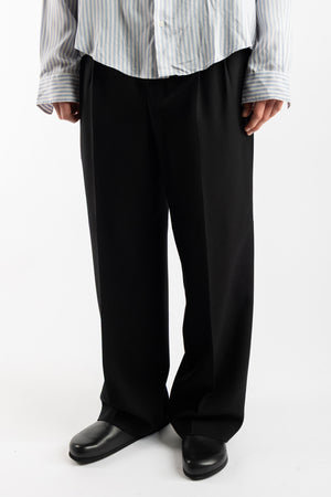 Large Fit Wool Trousers