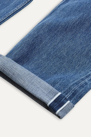 5-POCKET JAP SELVEDGE DENIM MID-W JEANS