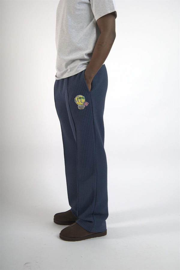 Grid Straight Fit Sweatpants