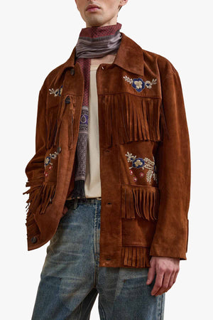 Western Suede Fringe Jacket