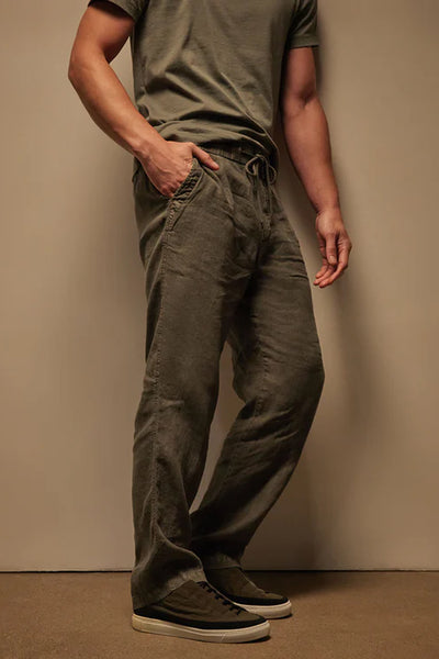 Relaxed Fit Linen Trousers