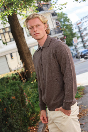 Wool/Cashmere Full Zip
