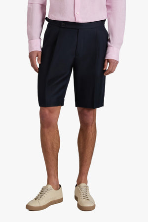Regular Fit Pleated Shorts
