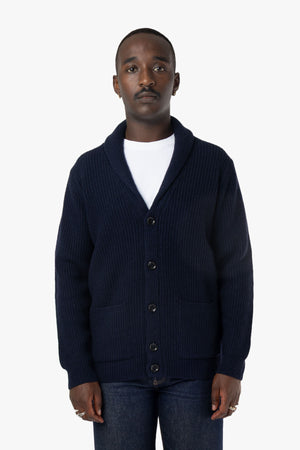 Lambswool Shawl Collar Cardigan