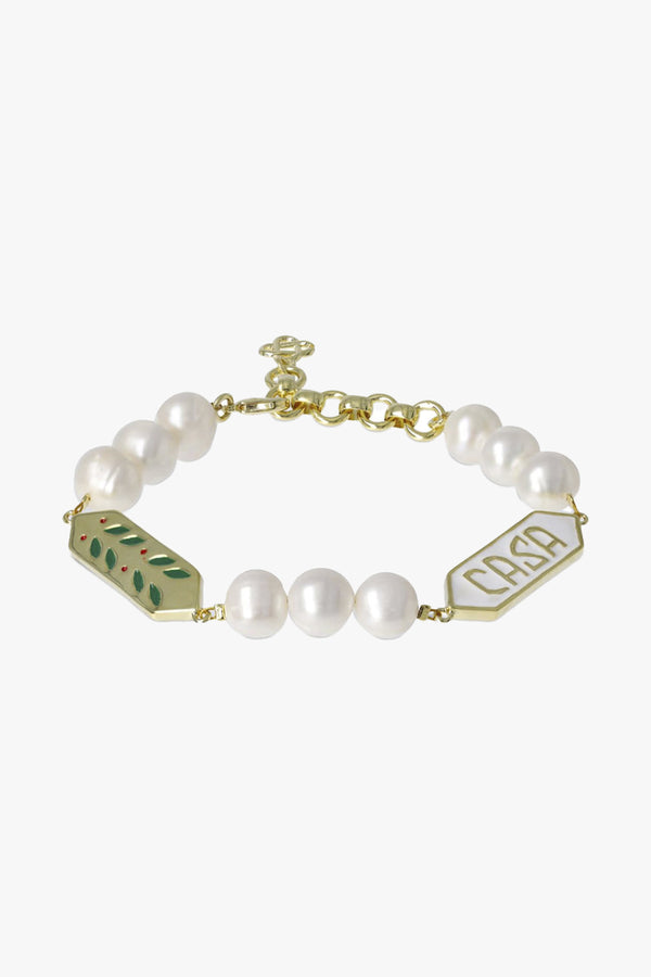 Laurel Pearl Bracelet