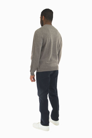 Wool Cashmere Crewneck Sweater