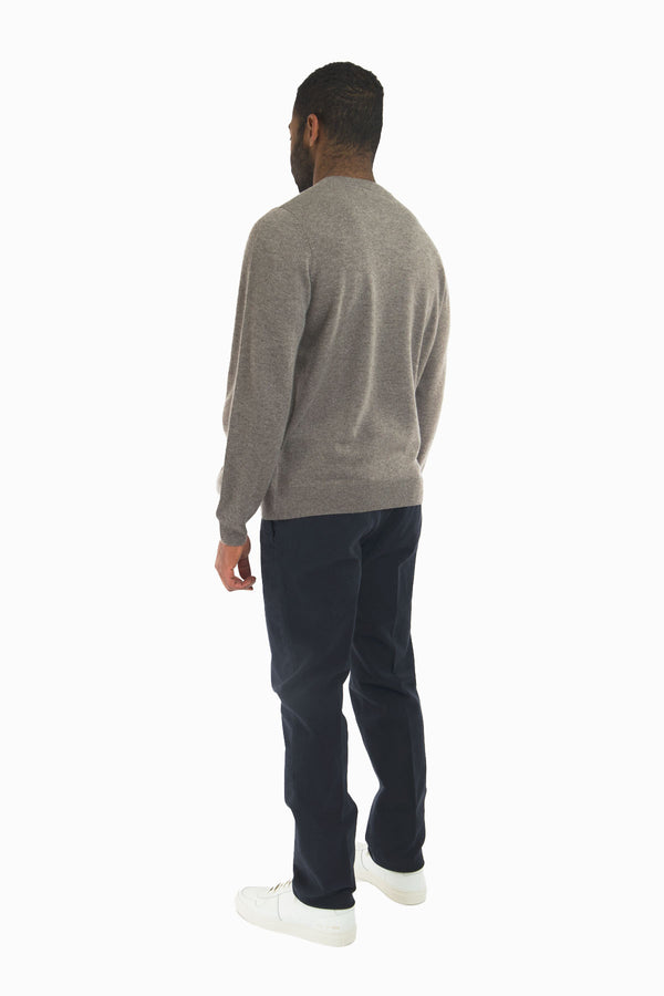 Wool Cashmere Crewneck Sweater