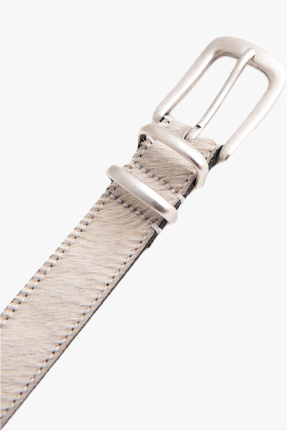 Wide Pony Leather Belt