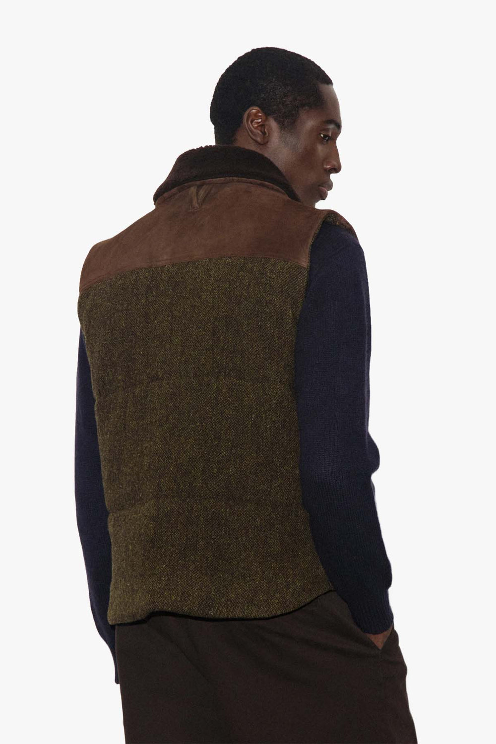 Alan Wool Twill Padded Vest