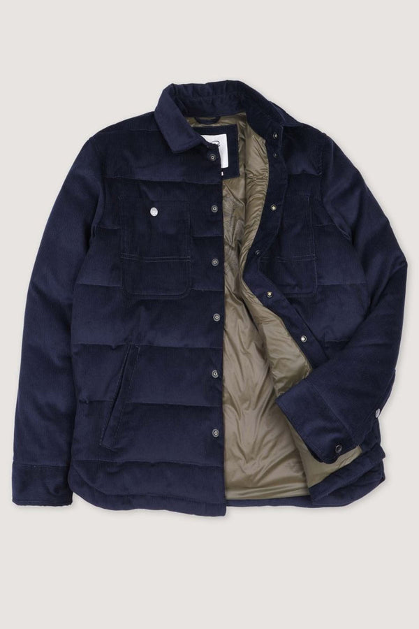 Corduroy Padded Overshirt