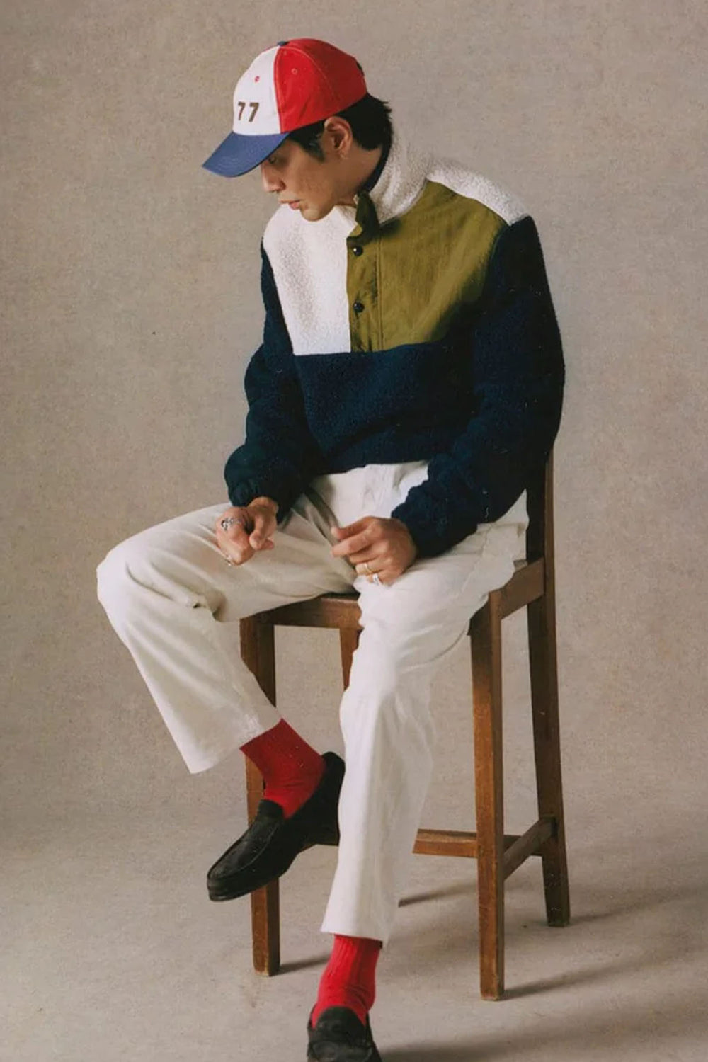 Colourclock Half Zip Boucle Fleece