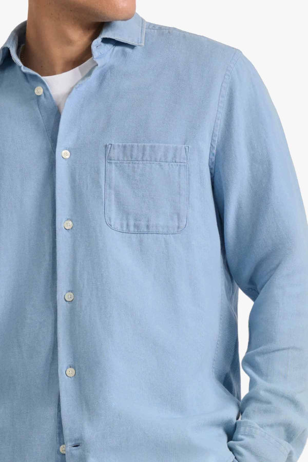Emilio Cotton Denim Twill Shirt