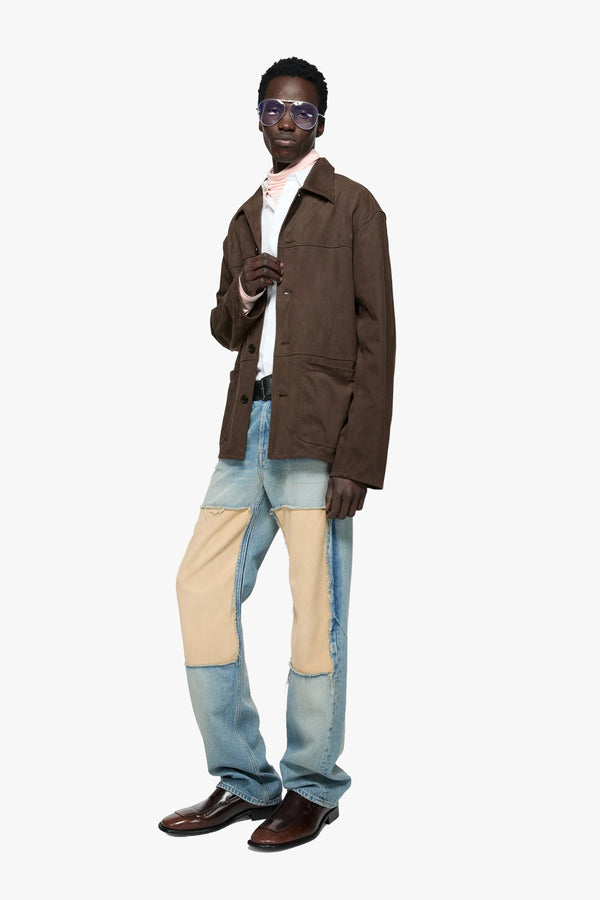 Faux Suede Overshirt