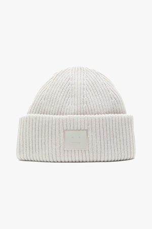 Acne Studios Large Face Logo Beanie - Yak